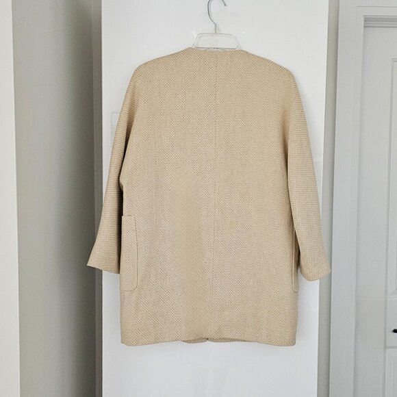 Massimo Dutti Linen Coat- Gorgeous! - Picture 3 of 15